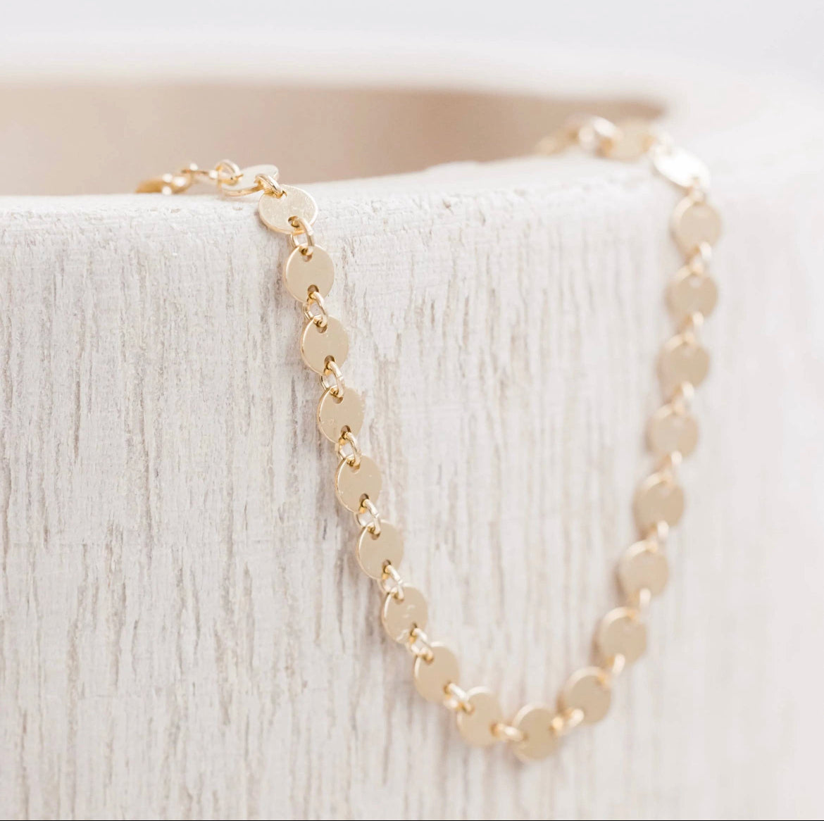 Disc Chain Bracelet