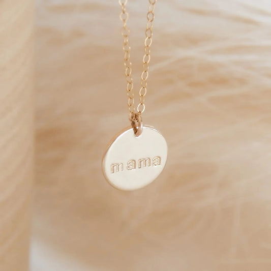 Mama Disc Necklace